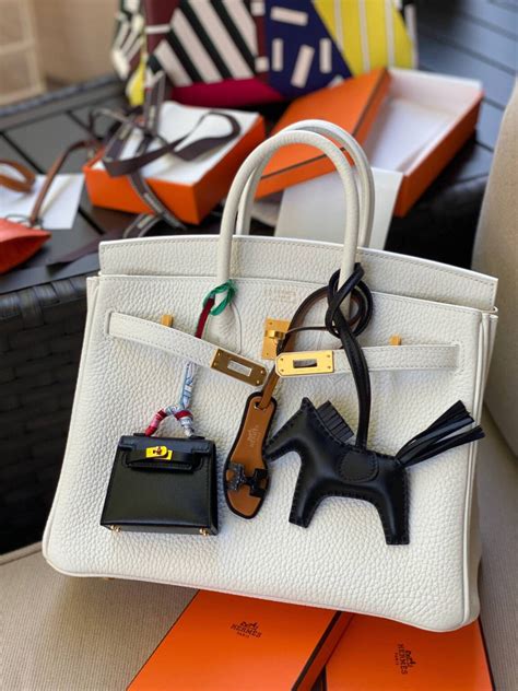 hermes birkin with rodeo charm|birkin hermes bag charm.